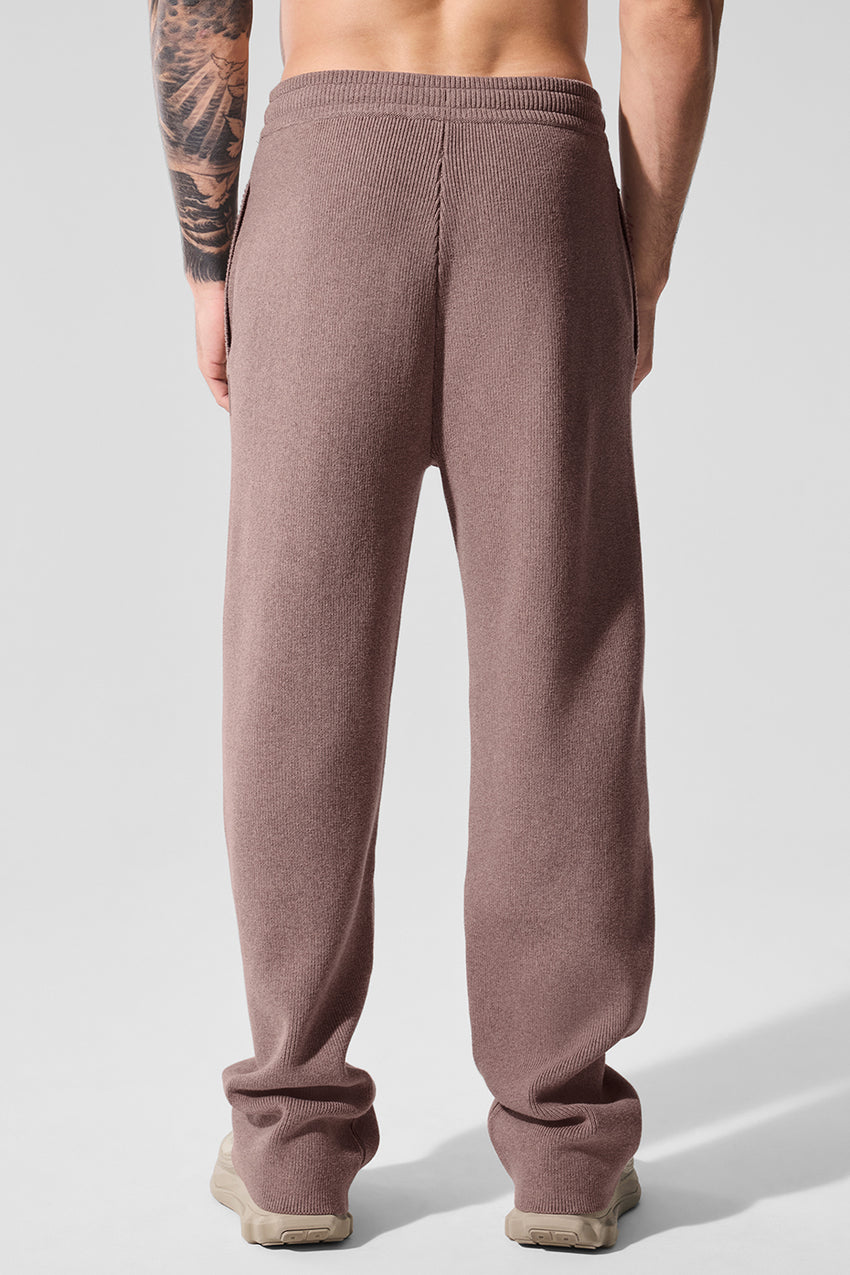 Scholar Straight Leg Sweatpant - Espresso