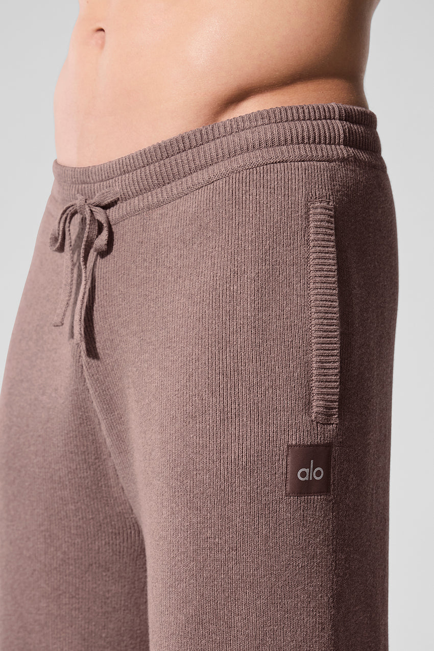 Scholar Straight Leg Sweatpant - Espresso