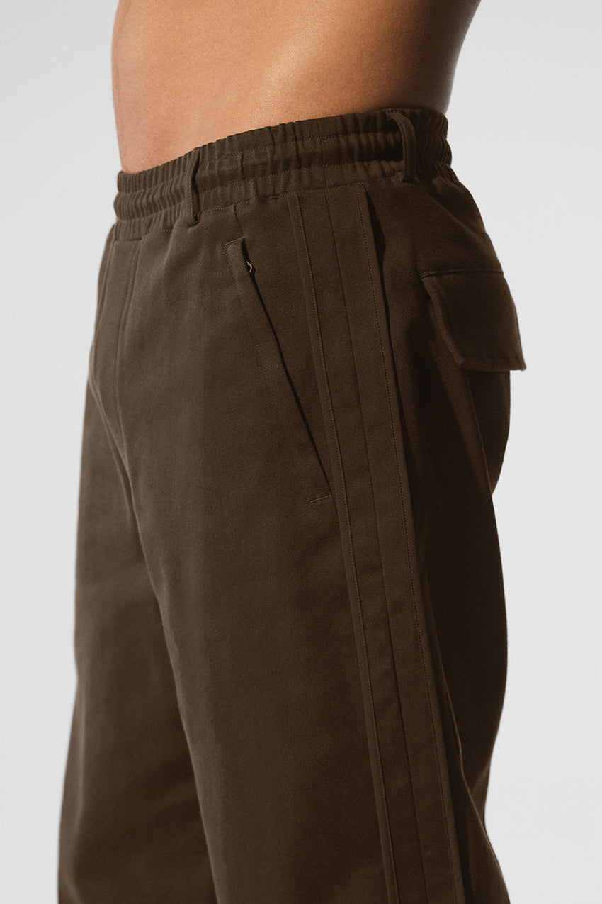 Edition Sueded Straight Leg Pant - Black