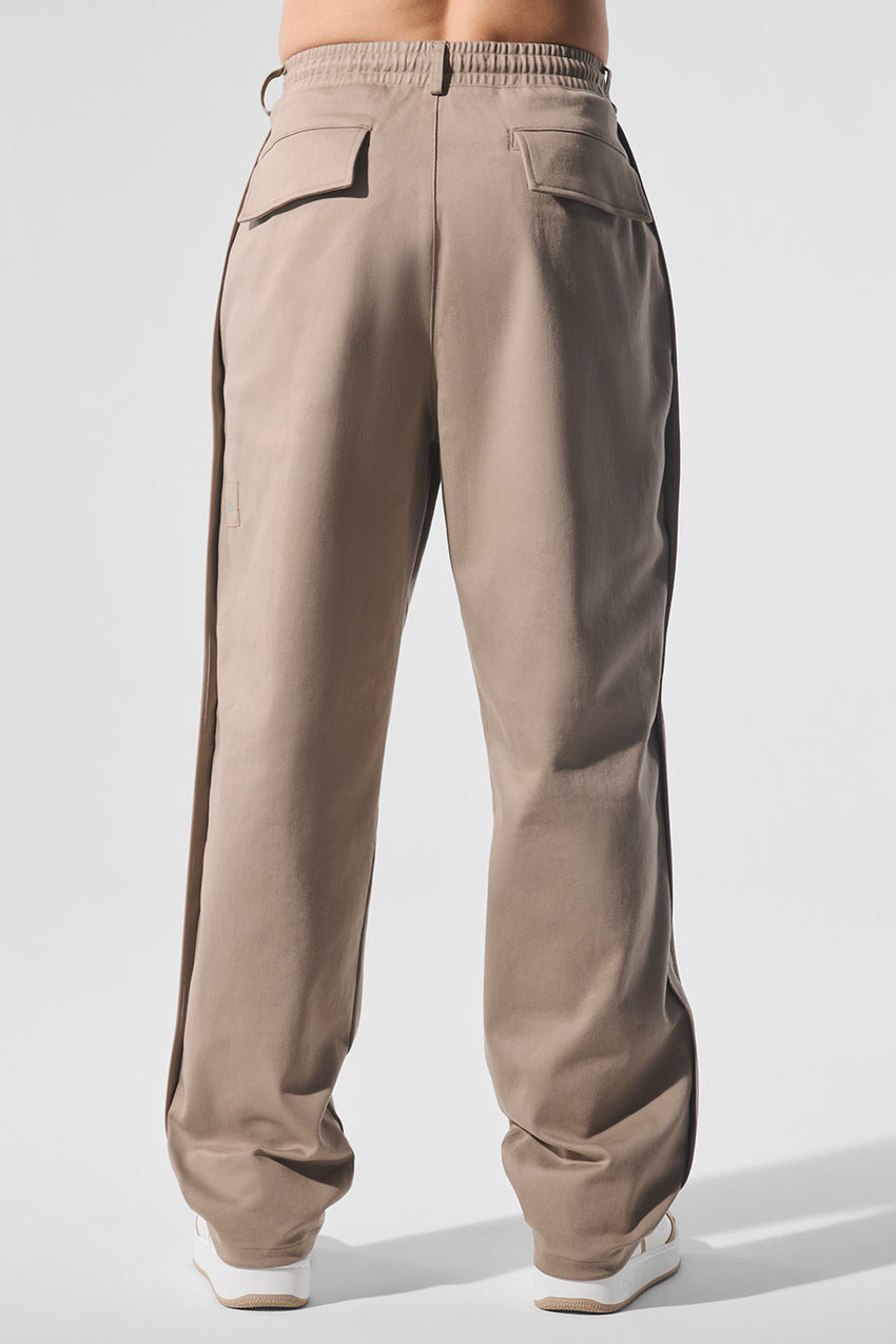 Edition Sueded Straight Leg Pant - Black