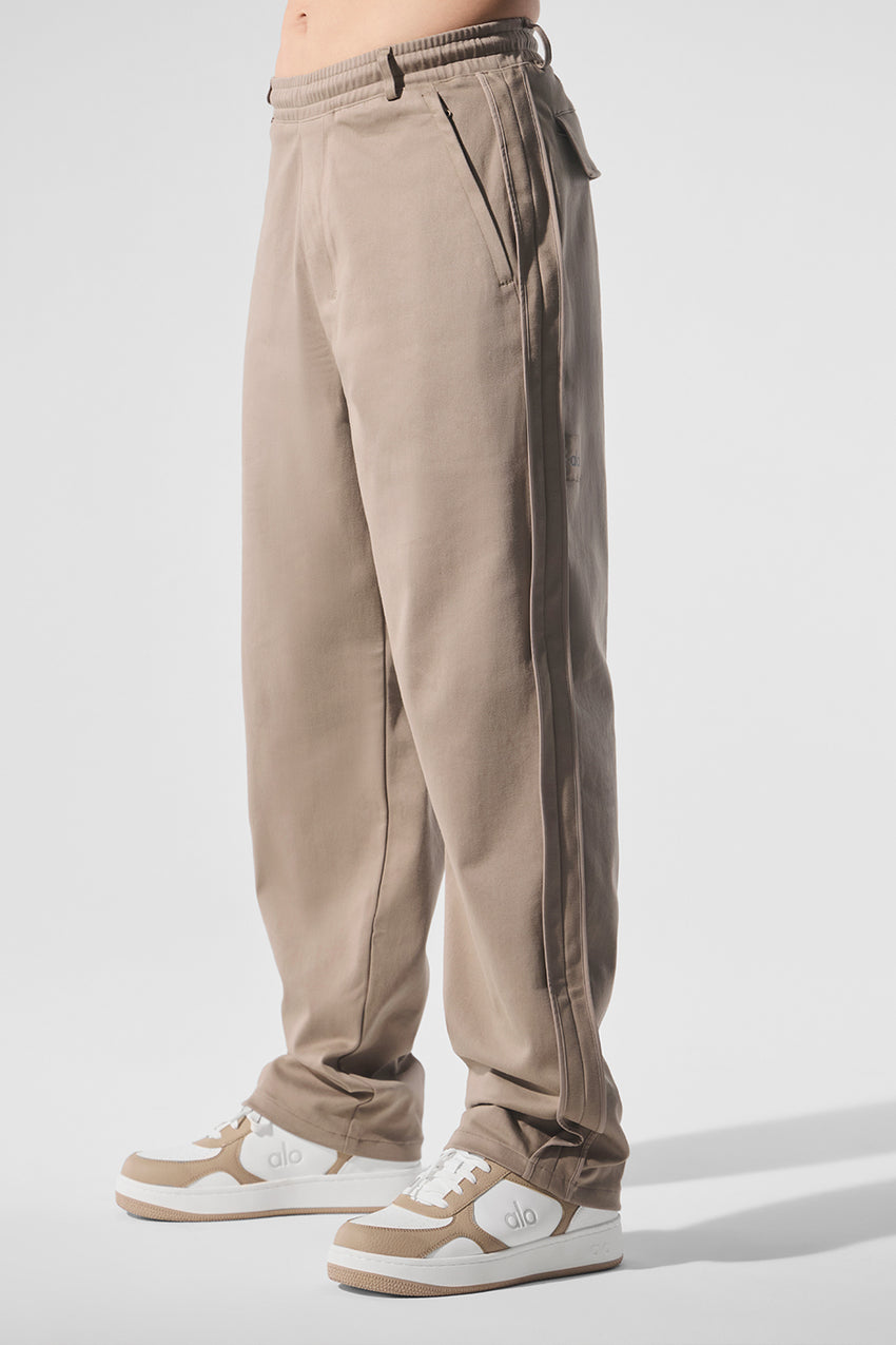Edition Sueded Straight Leg Pant - Black