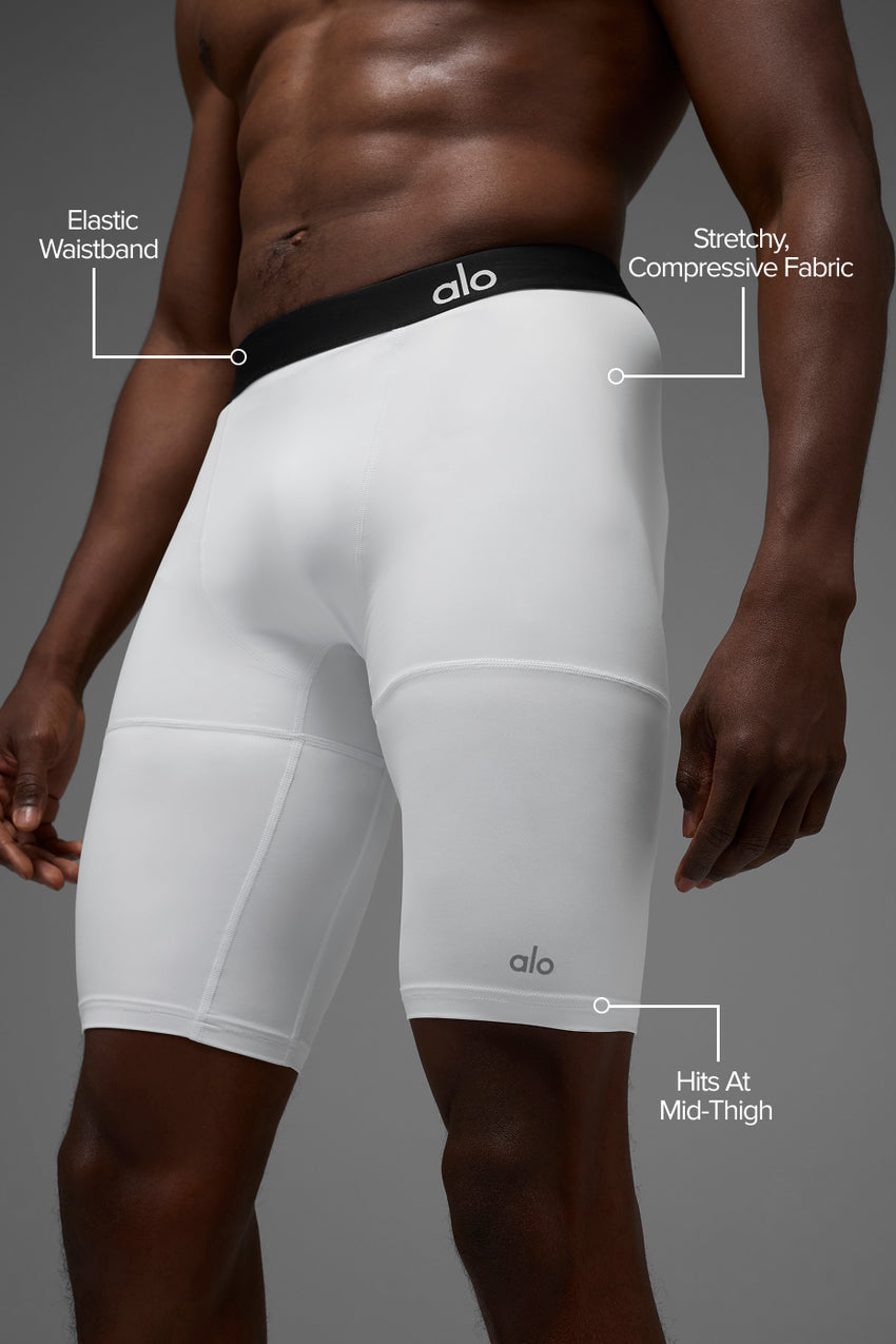 9" Flight Compression Short - Black