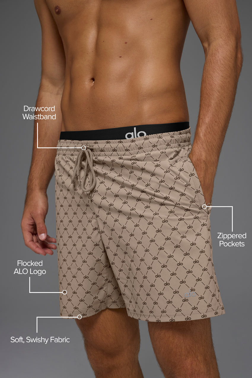 7'' Diamond Circuit Short - Anthracite/Black