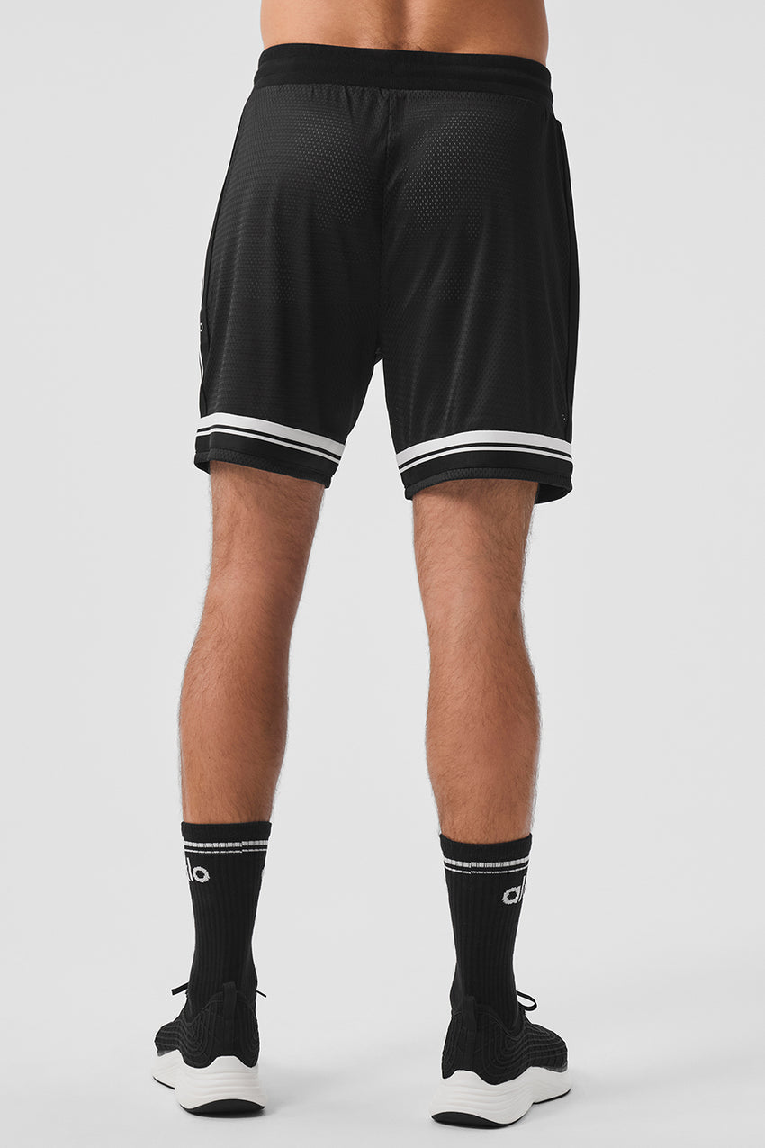 7" Key Mesh Basketball Short - Espresso