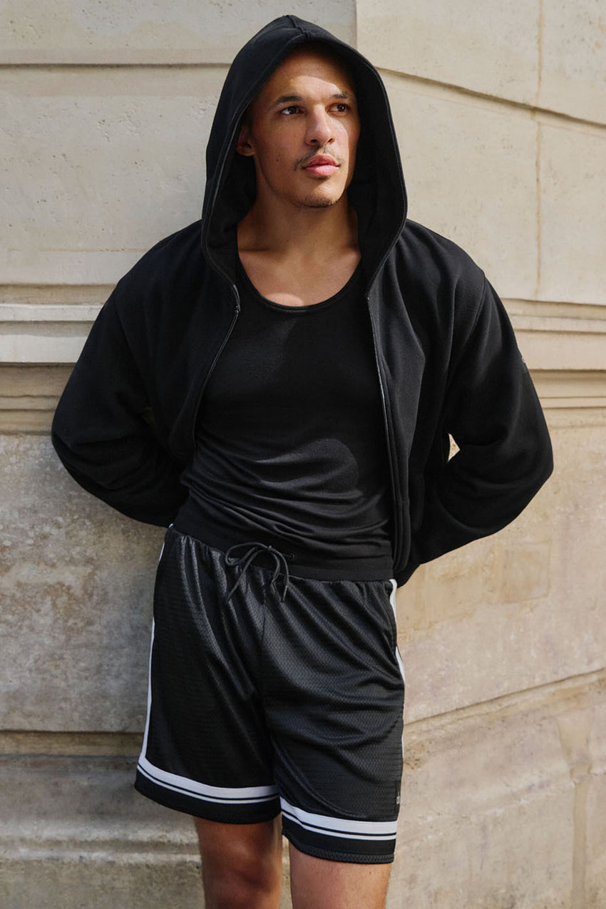 7" Key Mesh Basketball Short - Espresso