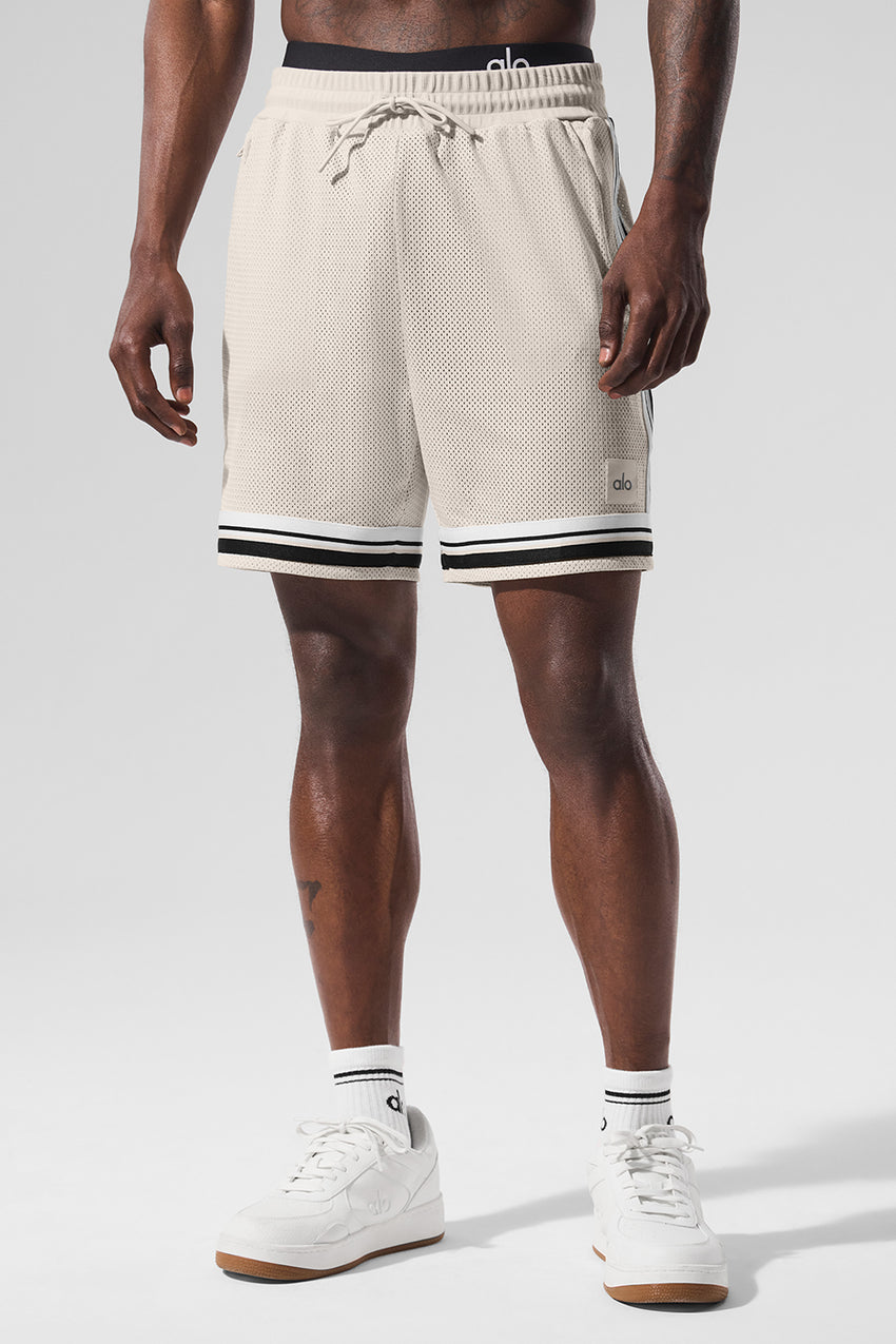 7" Key Mesh Basketball Short - Espresso
