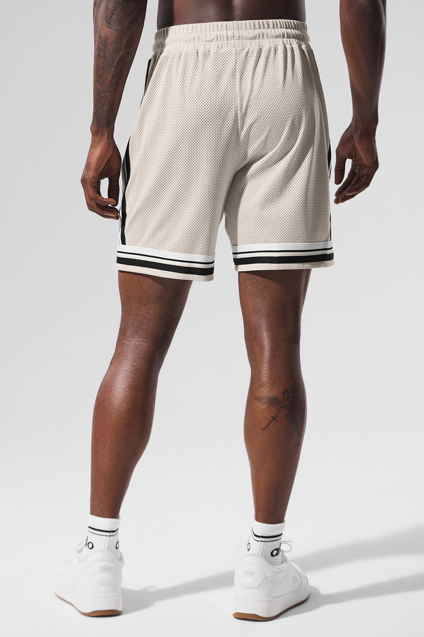 7" Key Mesh Basketball Short - Espresso