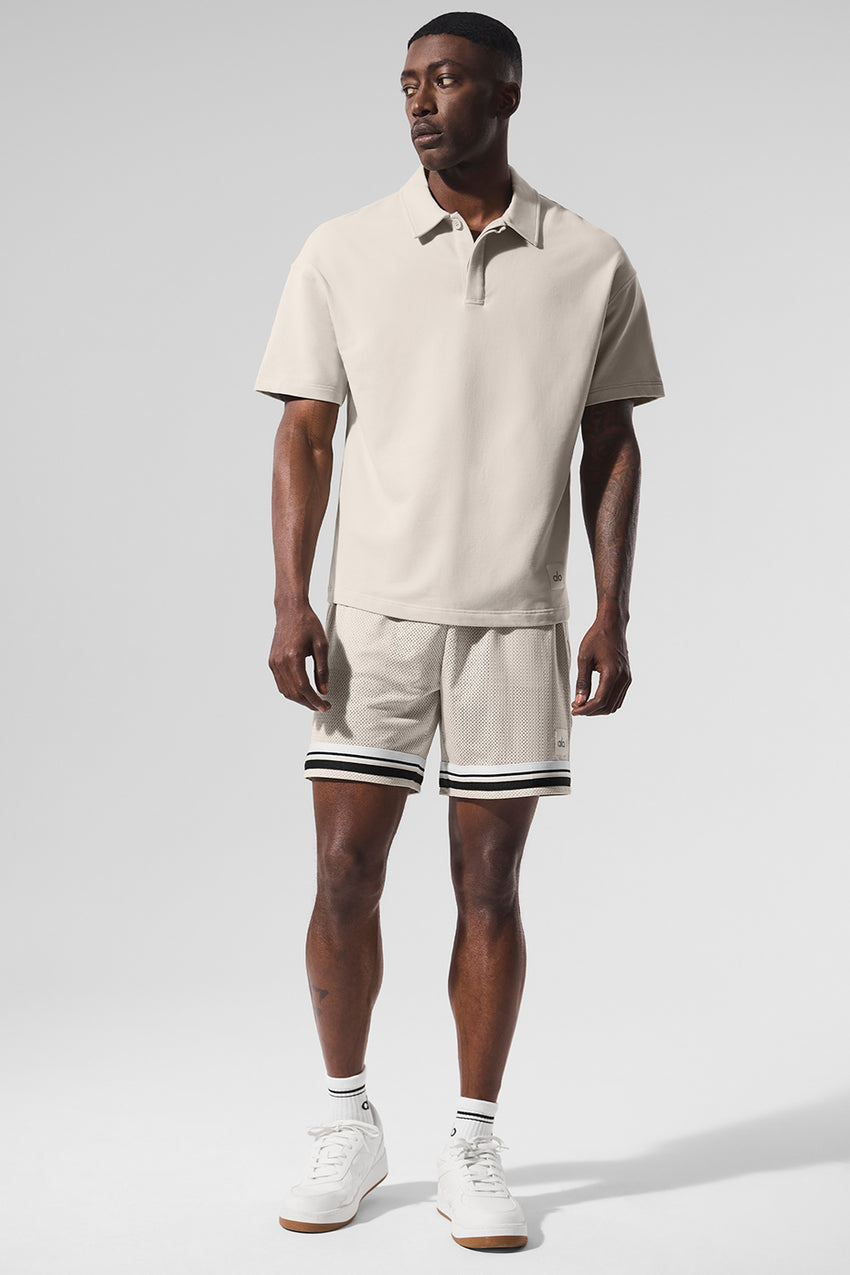 7" Key Mesh Basketball Short - Espresso