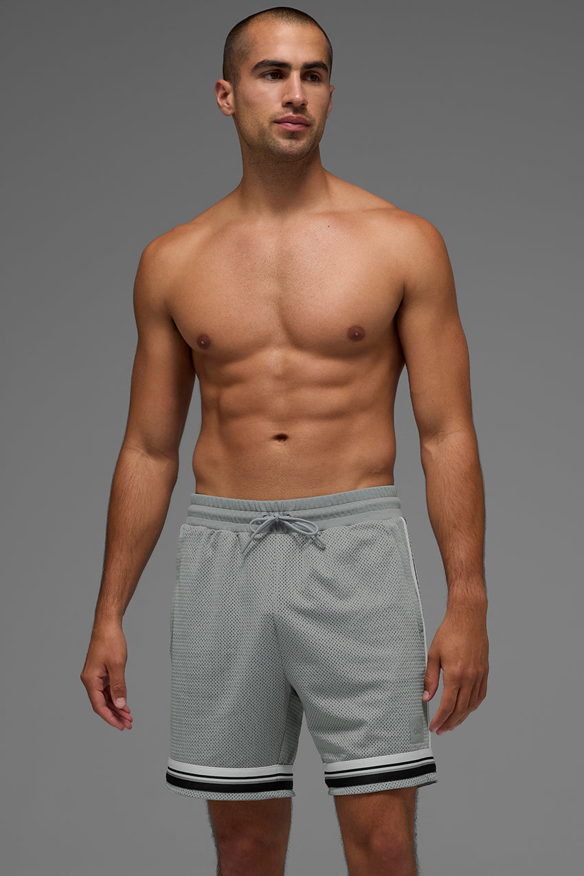 7" Key Mesh Basketball Short - Espresso
