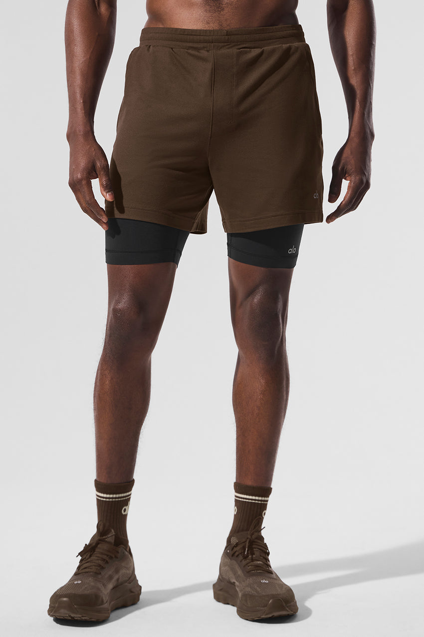 Conquer React 2-In-1 Performance Short - Anthracite/Black