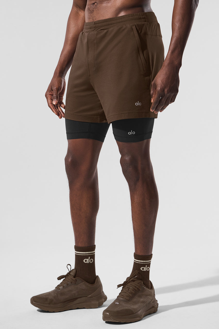 Conquer React 2-In-1 Performance Short - Anthracite/Black