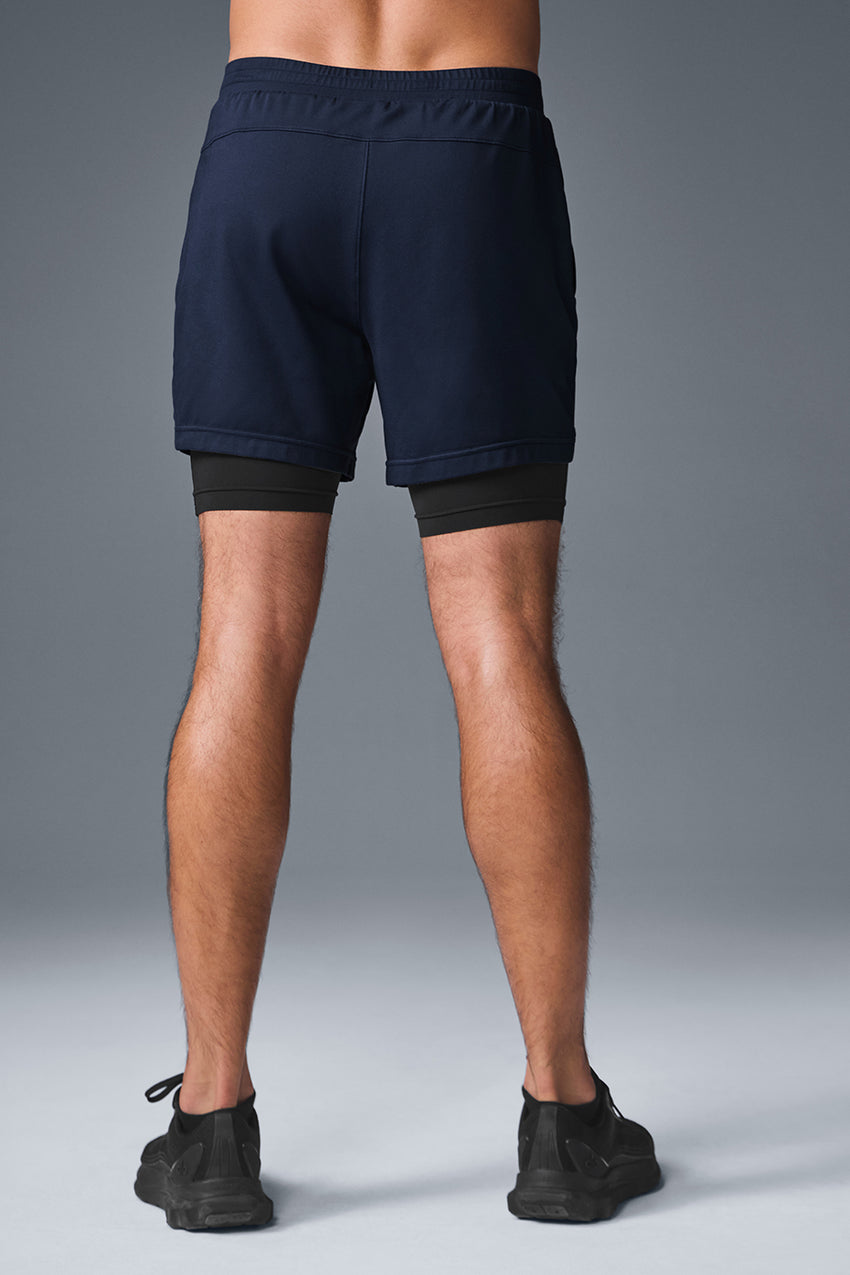 Conquer React 2-In-1 Performance Short - Anthracite/Black