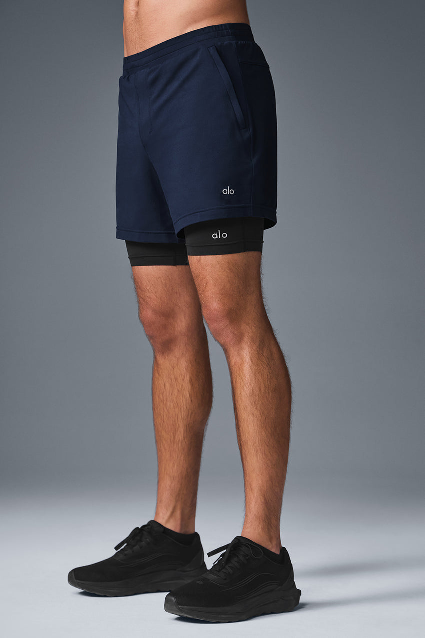 Conquer React 2-In-1 Performance Short - Anthracite/Black