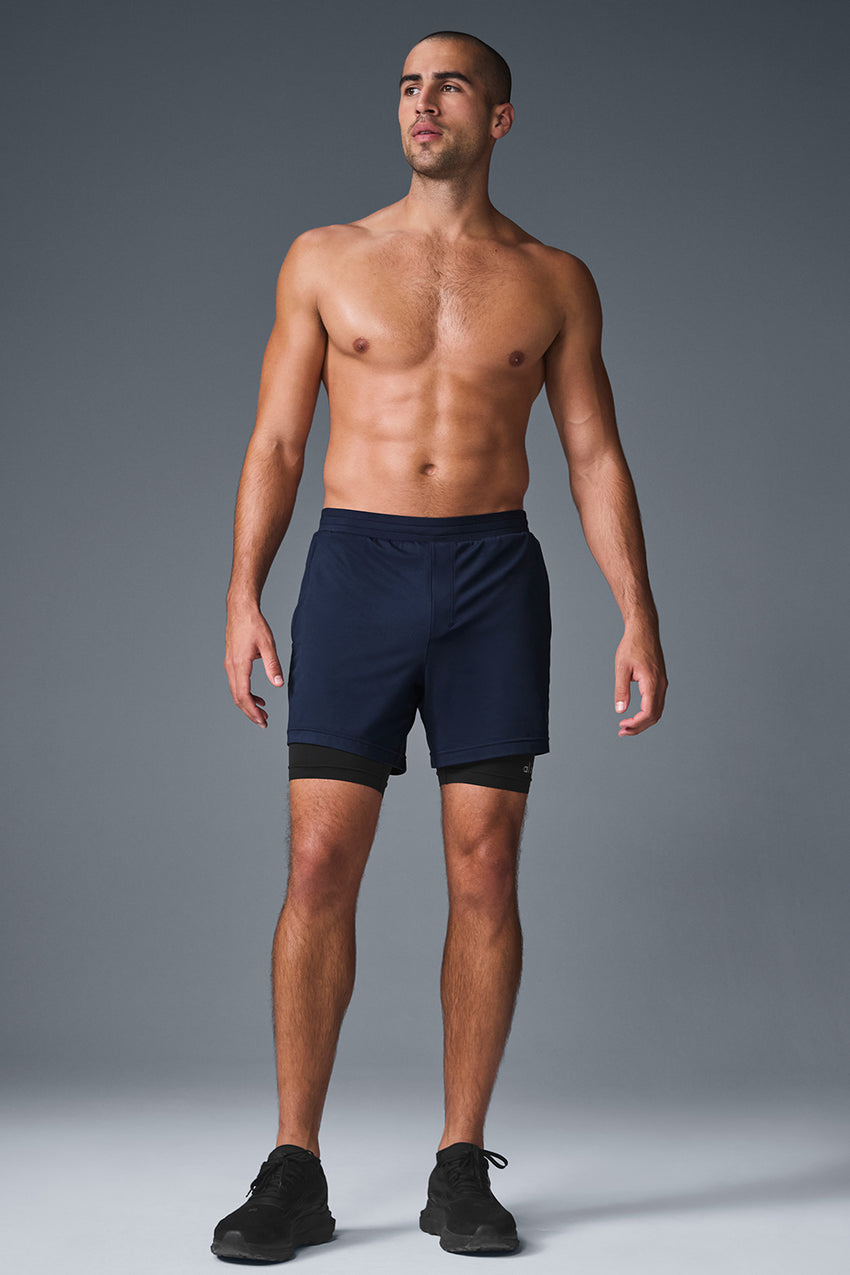 Conquer React 2-In-1 Performance Short - Anthracite/Black