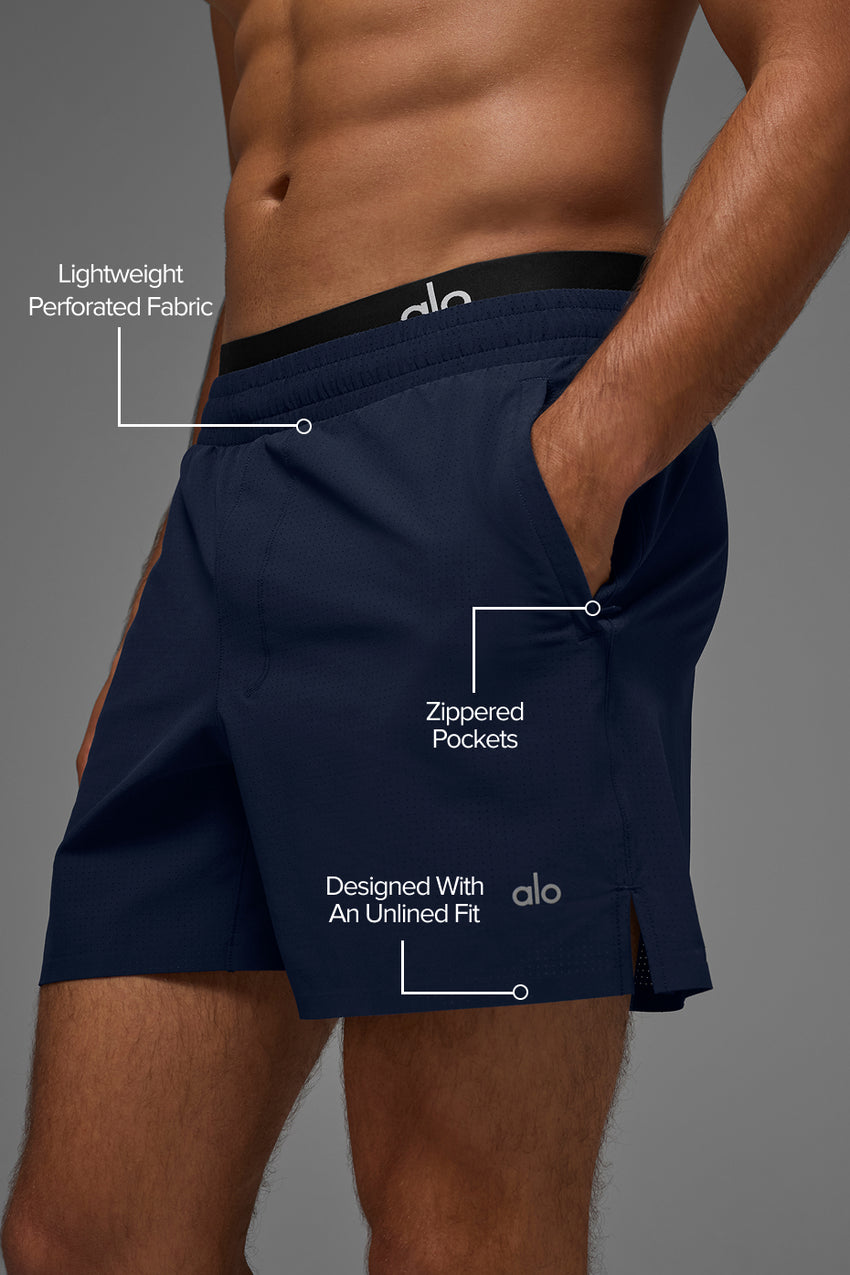 5" Traction Running Short - Black