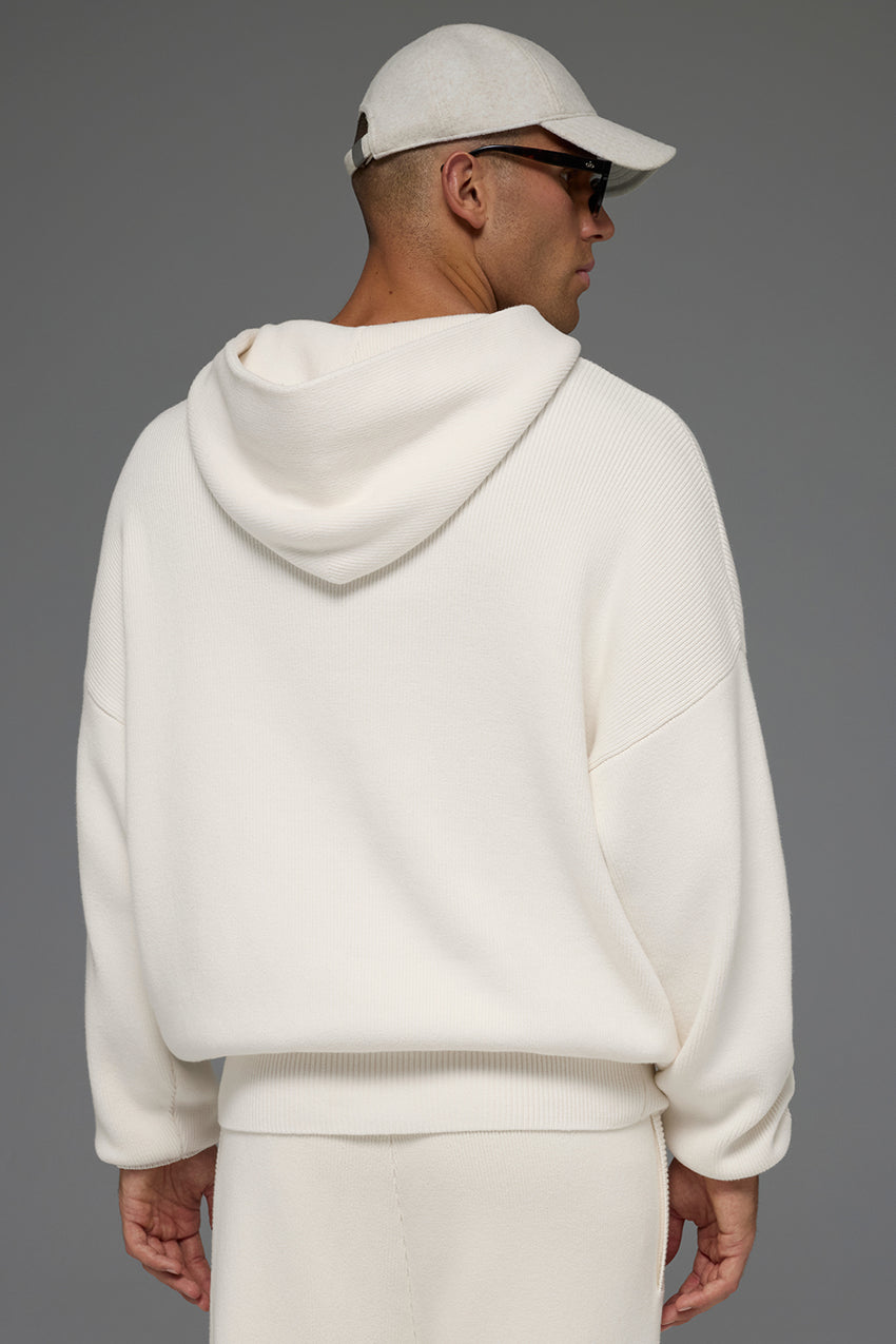 Scholar Hooded Sweater - Ivory