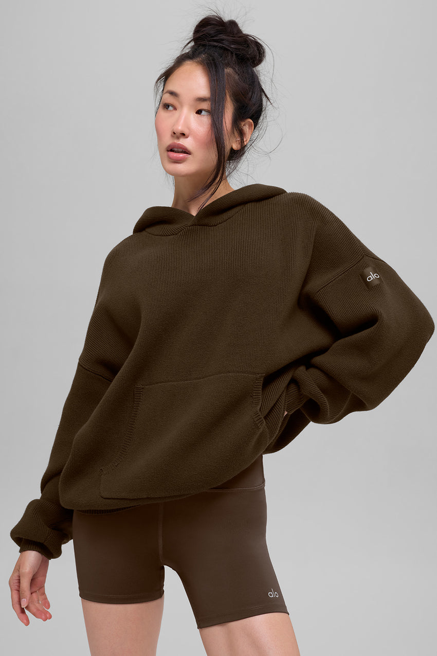 Scholar Hooded Sweater - Ivory