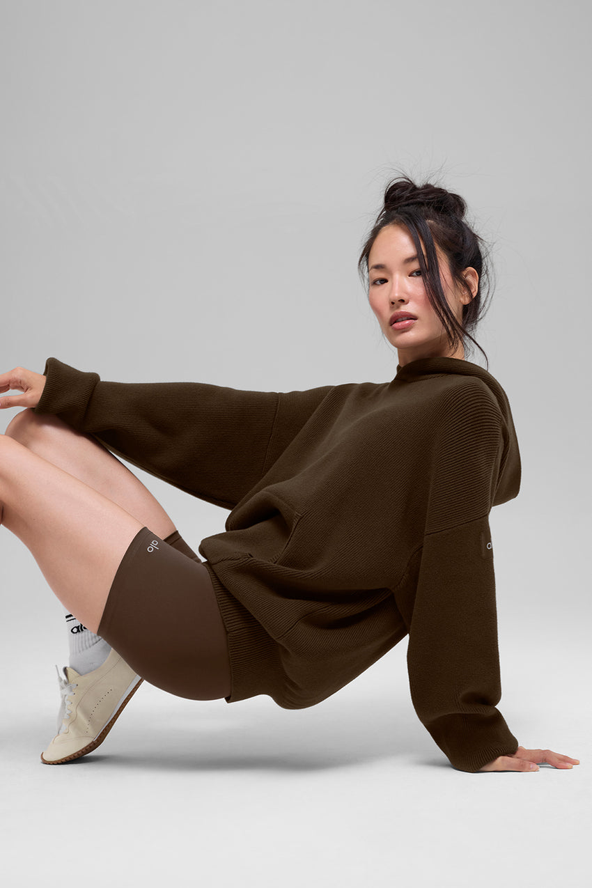 Scholar Hooded Sweater - Ivory