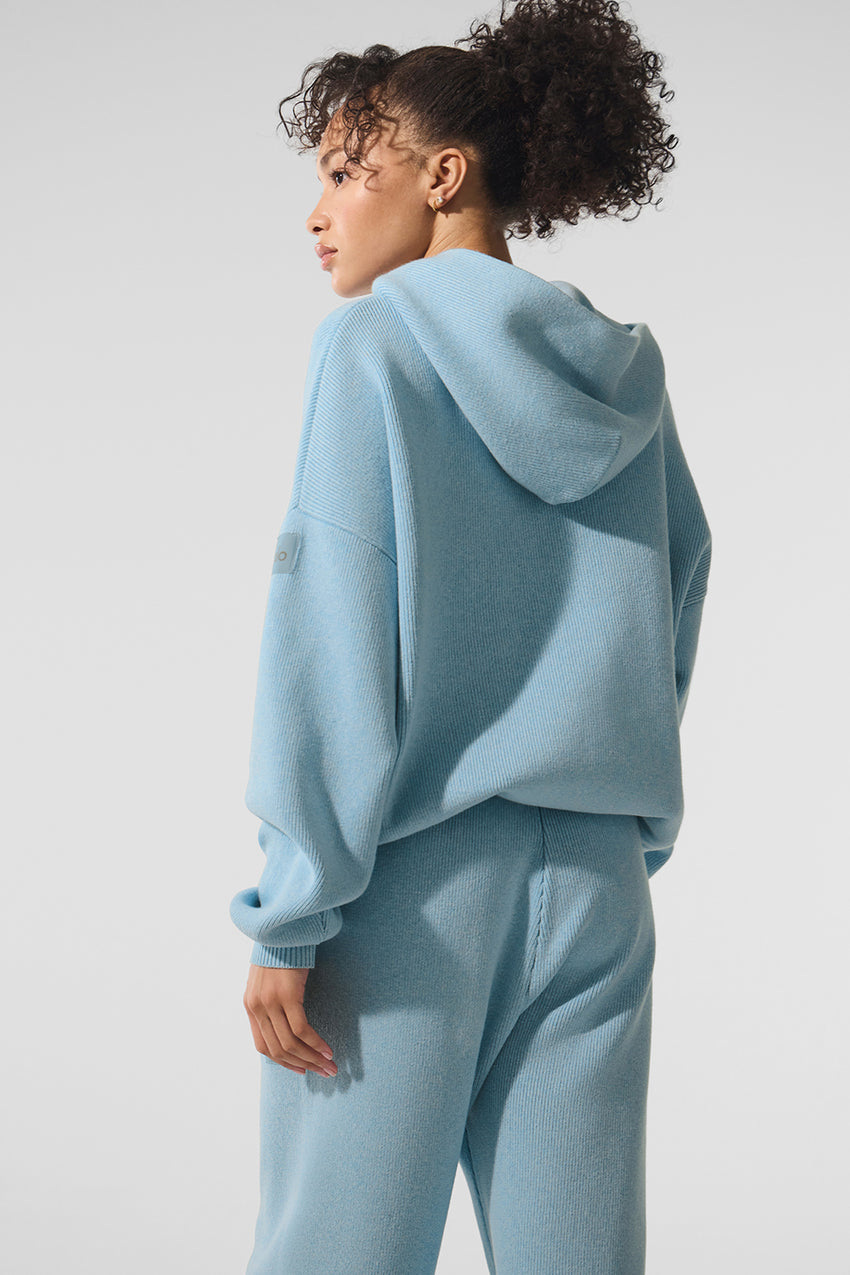 Scholar Hooded Sweater - Ivory