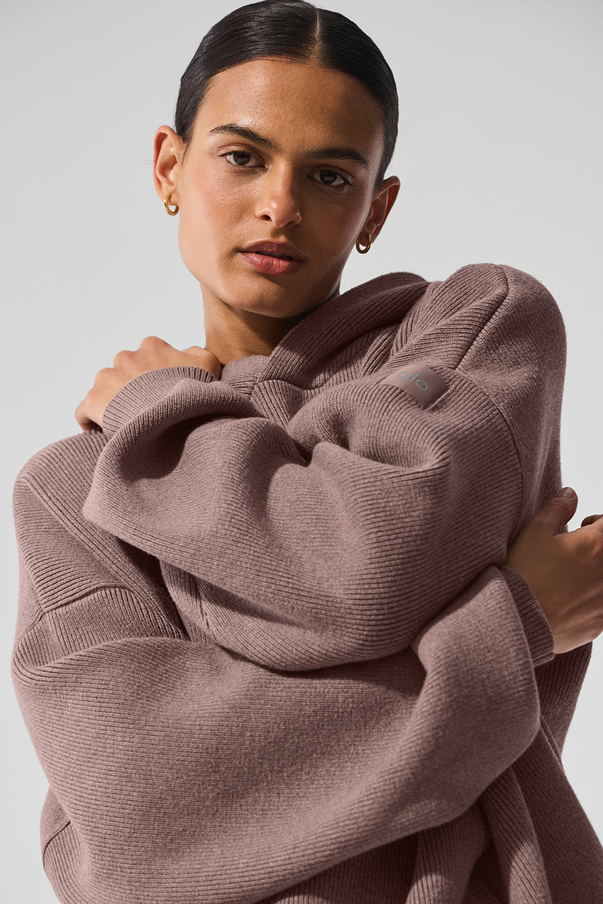 Scholar Hooded Sweater - Ivory