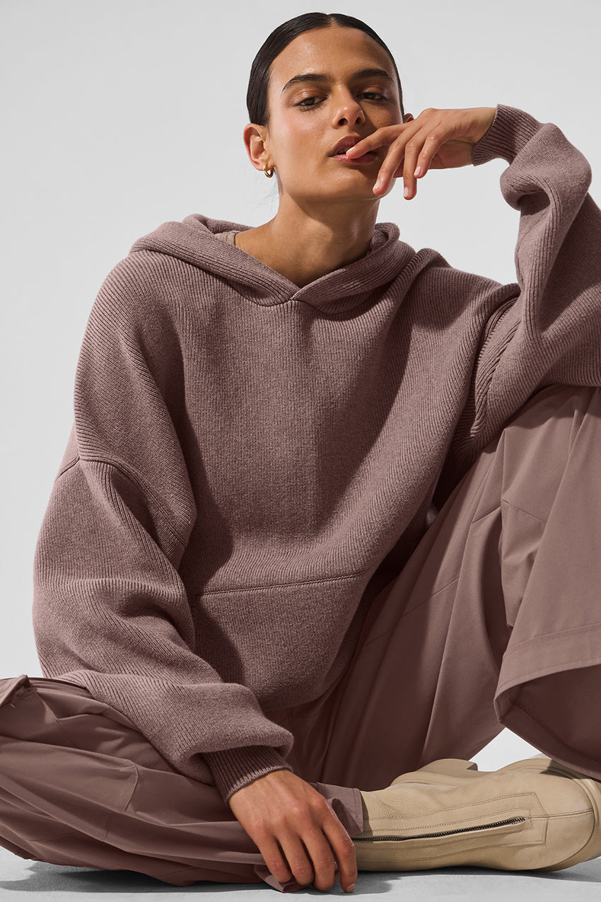 Scholar Hooded Sweater - Ivory