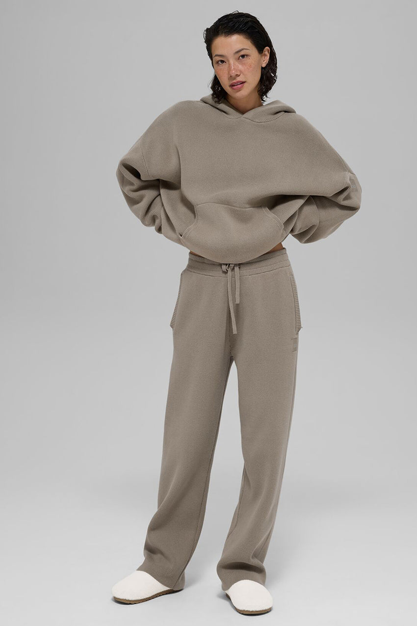 Scholar Hooded Sweater - Ivory