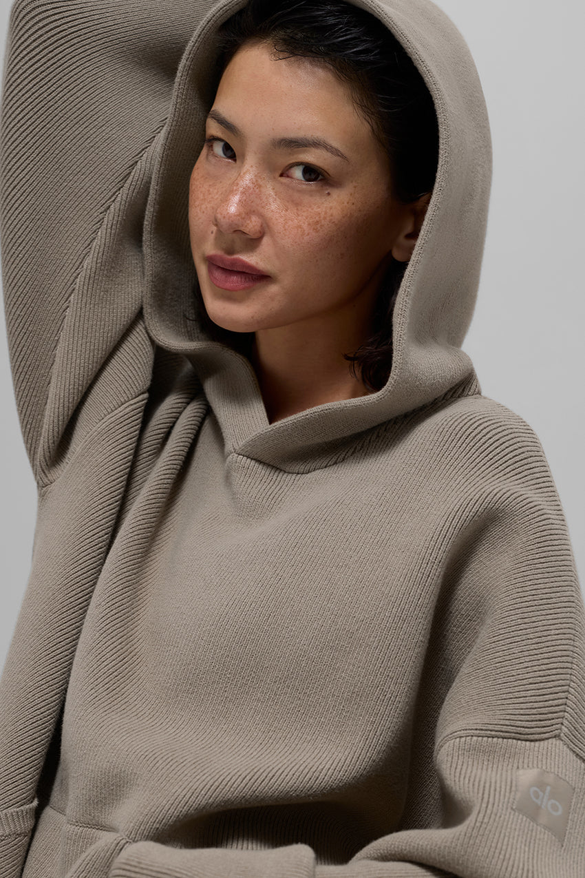 Scholar Hooded Sweater - Ivory