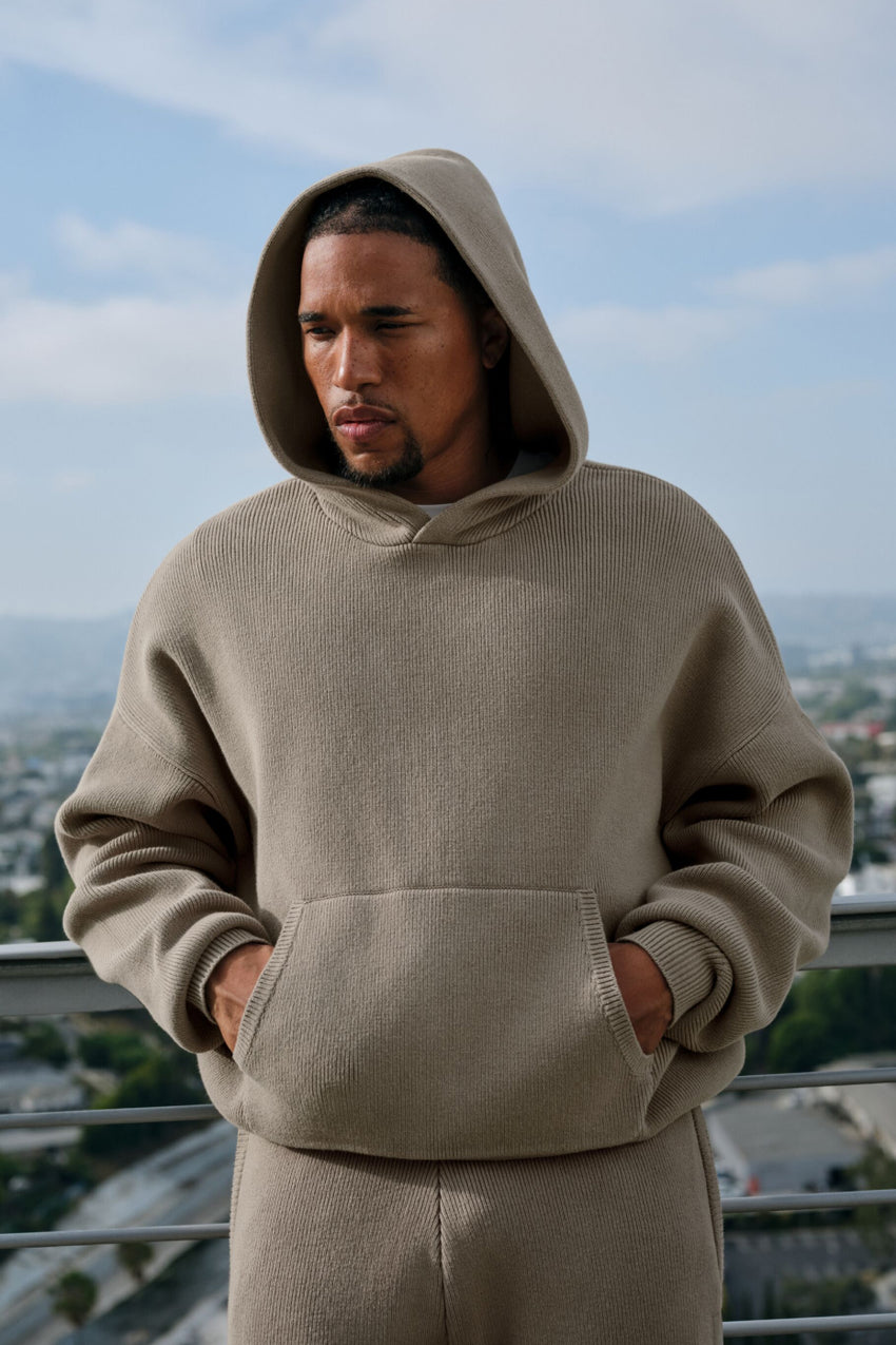Scholar Hooded Sweater - Ivory