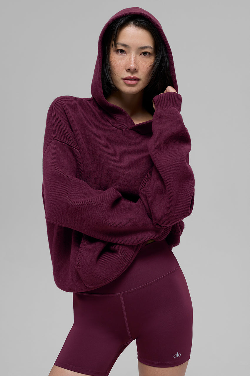 Scholar Hooded Sweater - Ivory