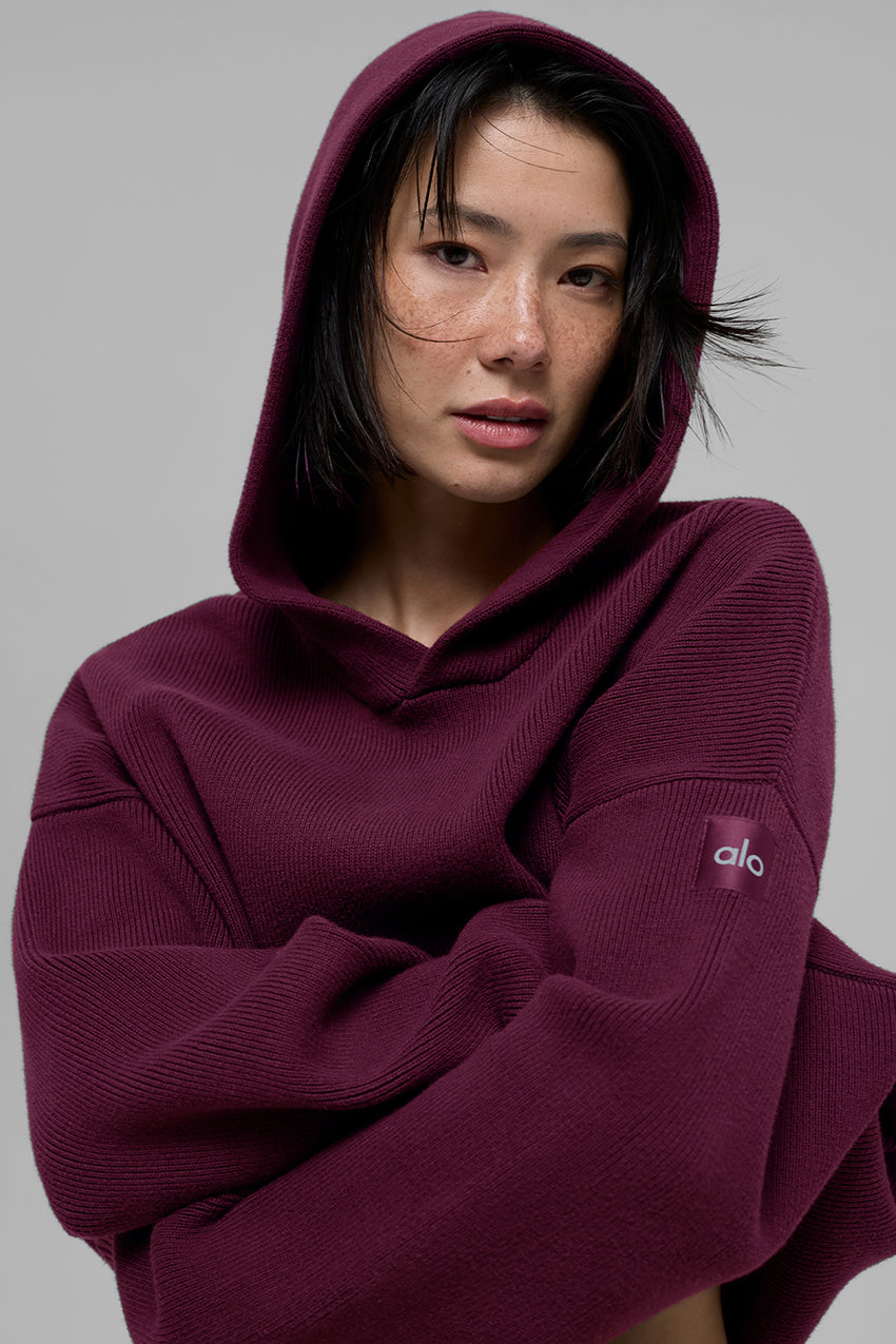 Scholar Hooded Sweater - Ivory