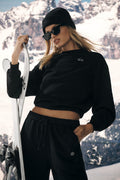 Accolade Crew Neck Pullover - Black