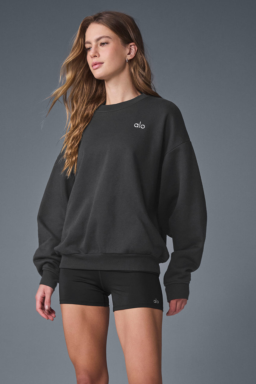 Accolade Crew Neck Pullover - Black