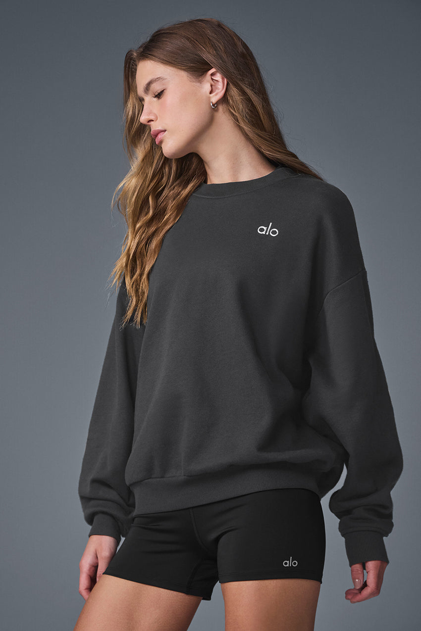 Accolade Crew Neck Pullover - Black