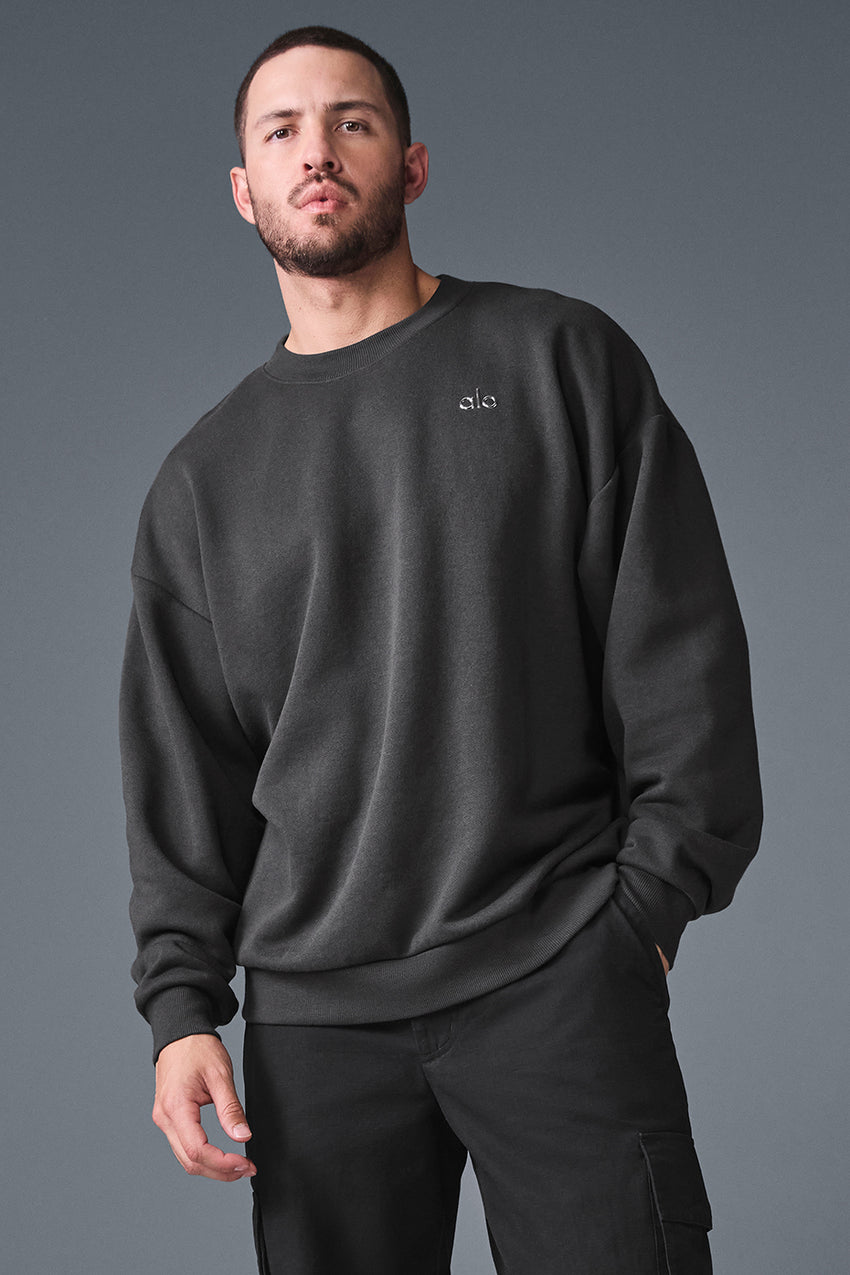 Accolade Crew Neck Pullover - Black