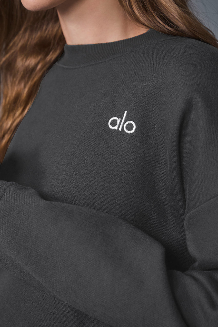 Accolade Crew Neck Pullover - Black