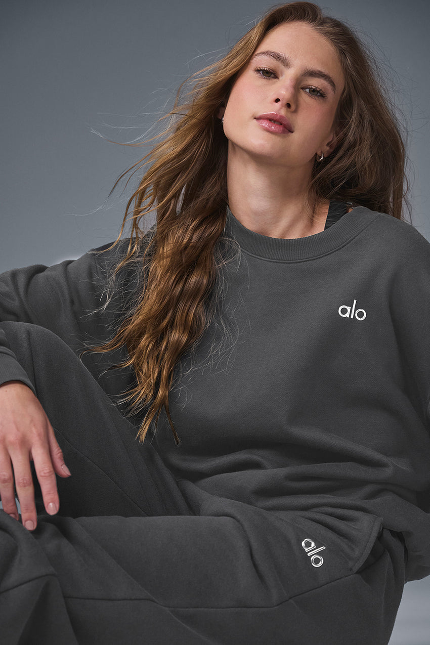Accolade Crew Neck Pullover - Black