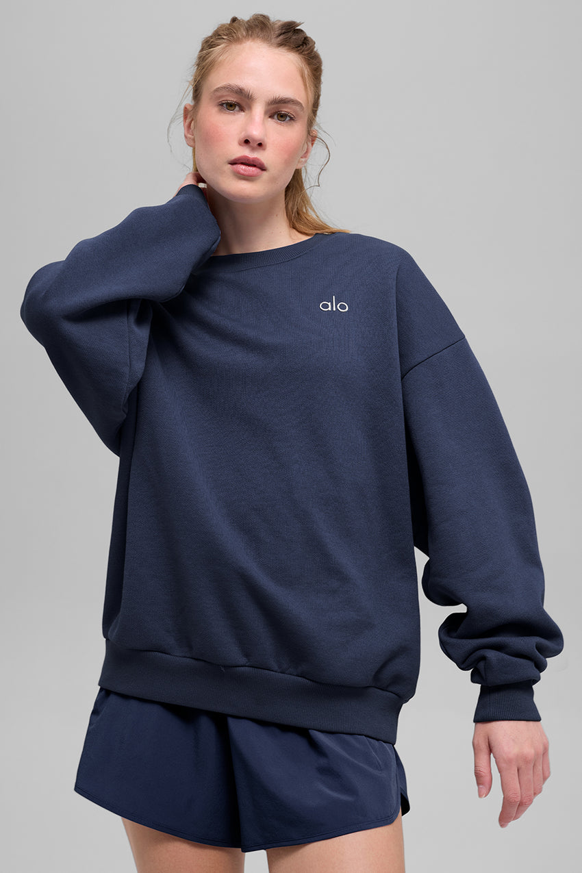Accolade Crew Neck Pullover - Black
