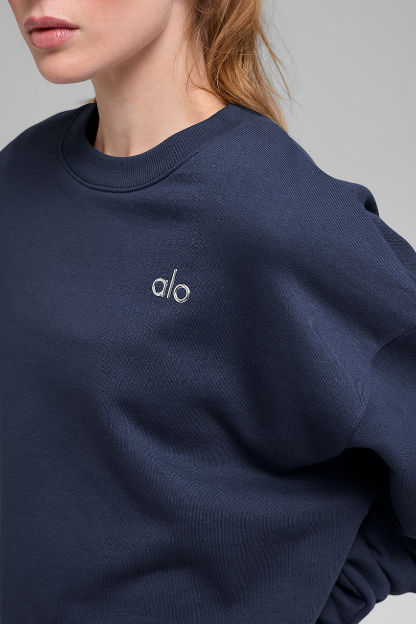 Accolade Crew Neck Pullover - Black