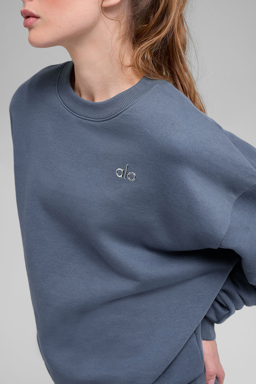 Accolade Crew Neck Pullover - Black