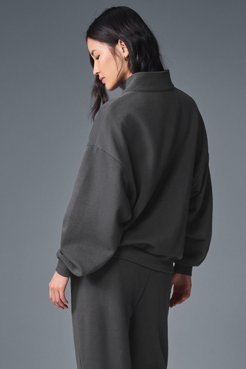 Accolade 1/4 Zip Pullover - Black
