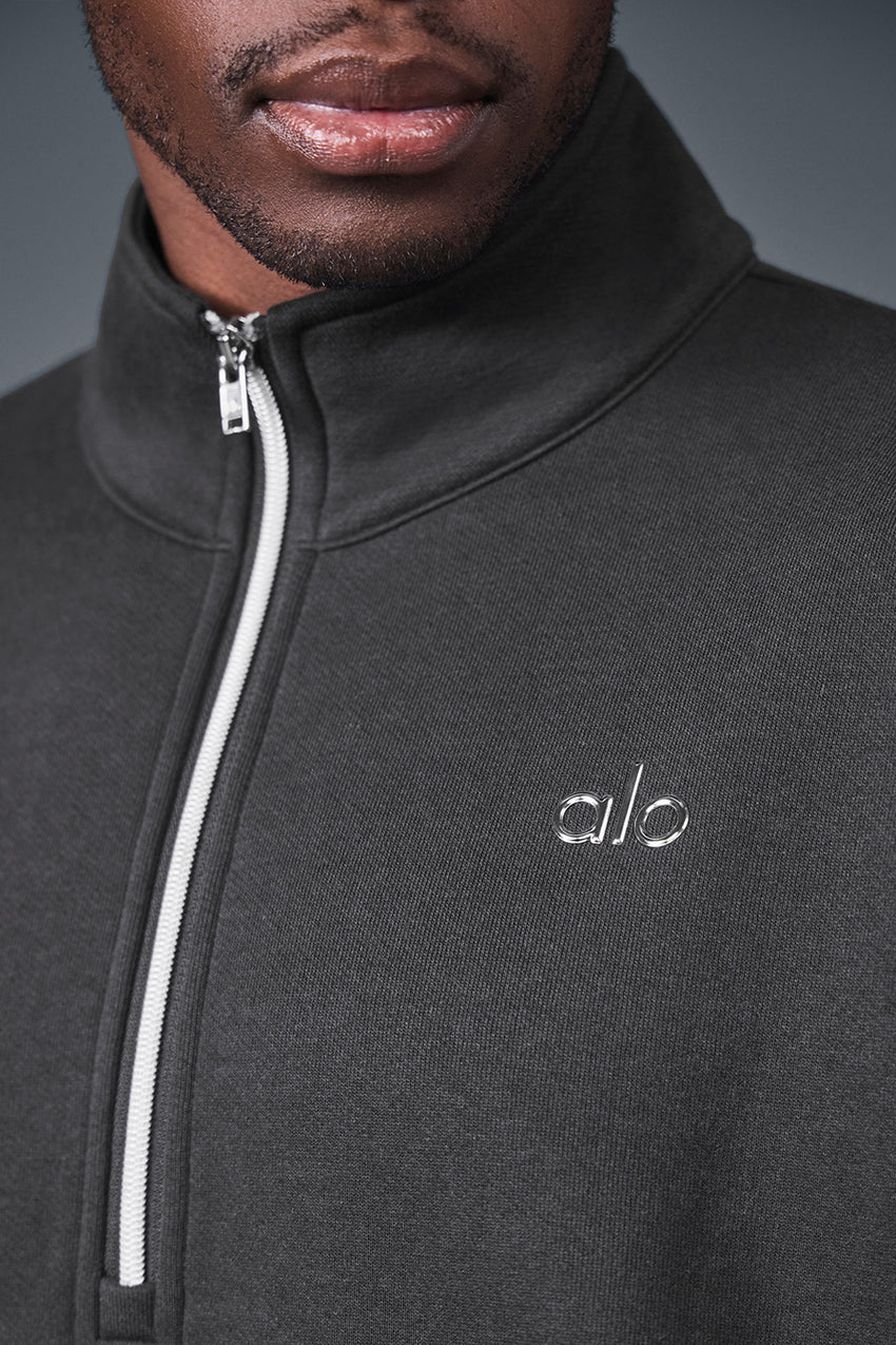 Accolade 1/4 Zip Pullover - Black