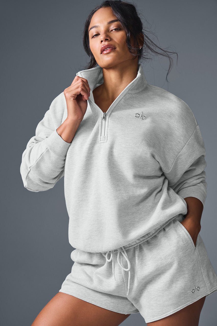 Accolade 1/4 Zip Pullover - Black