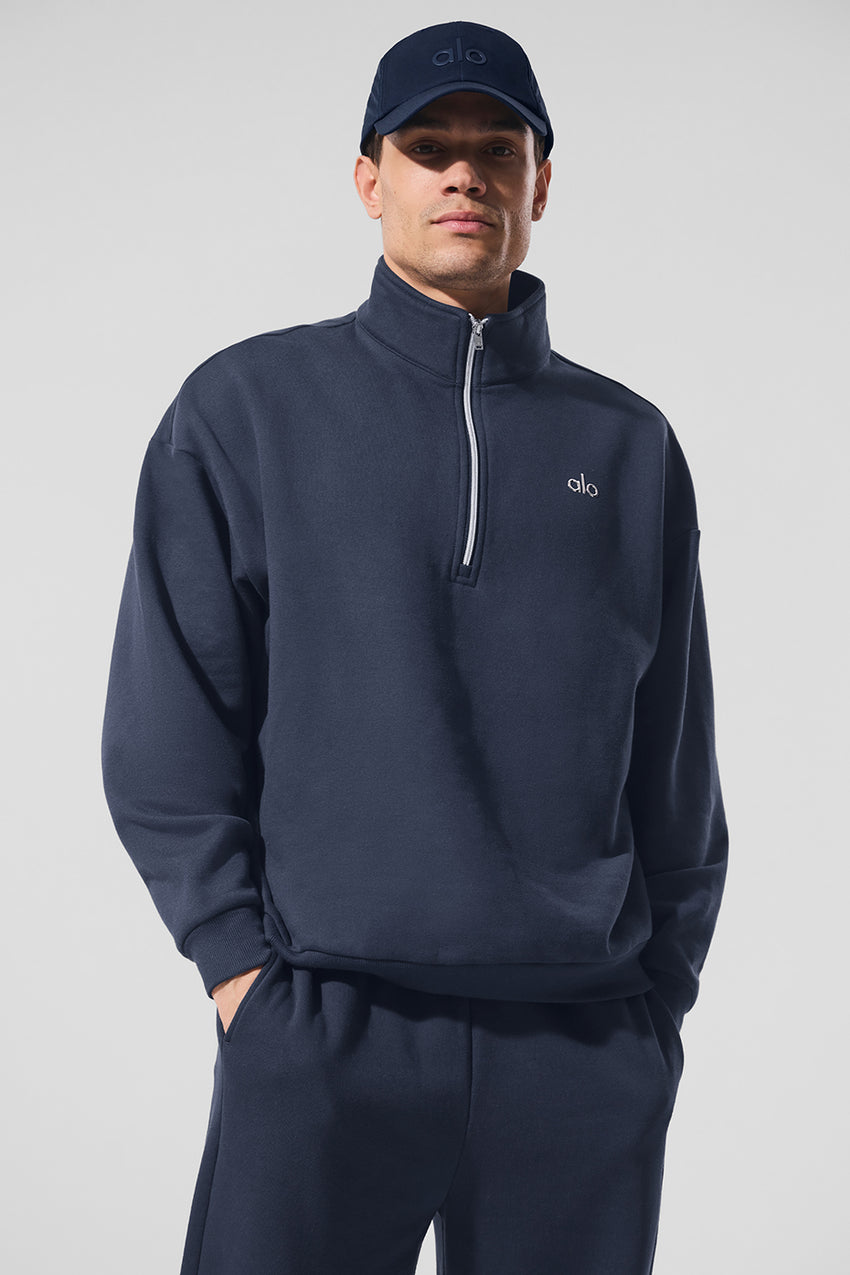 Accolade 1/4 Zip Pullover - Black