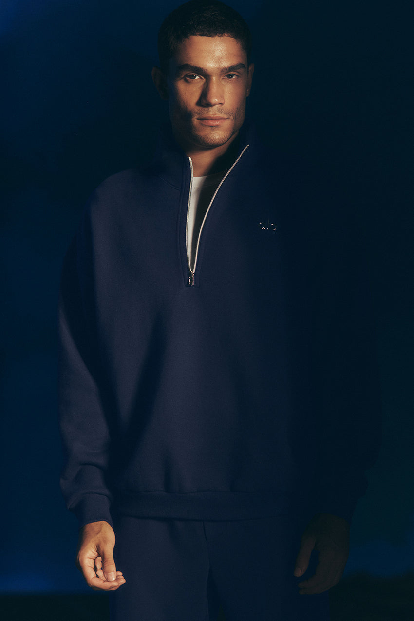 Accolade 1/4 Zip Pullover - Black