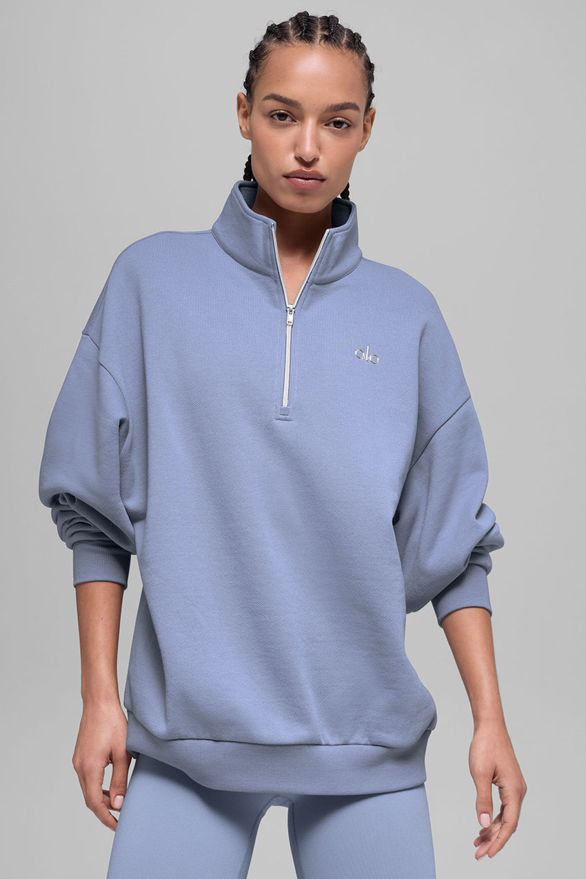 Accolade 1/4 Zip Pullover - Black
