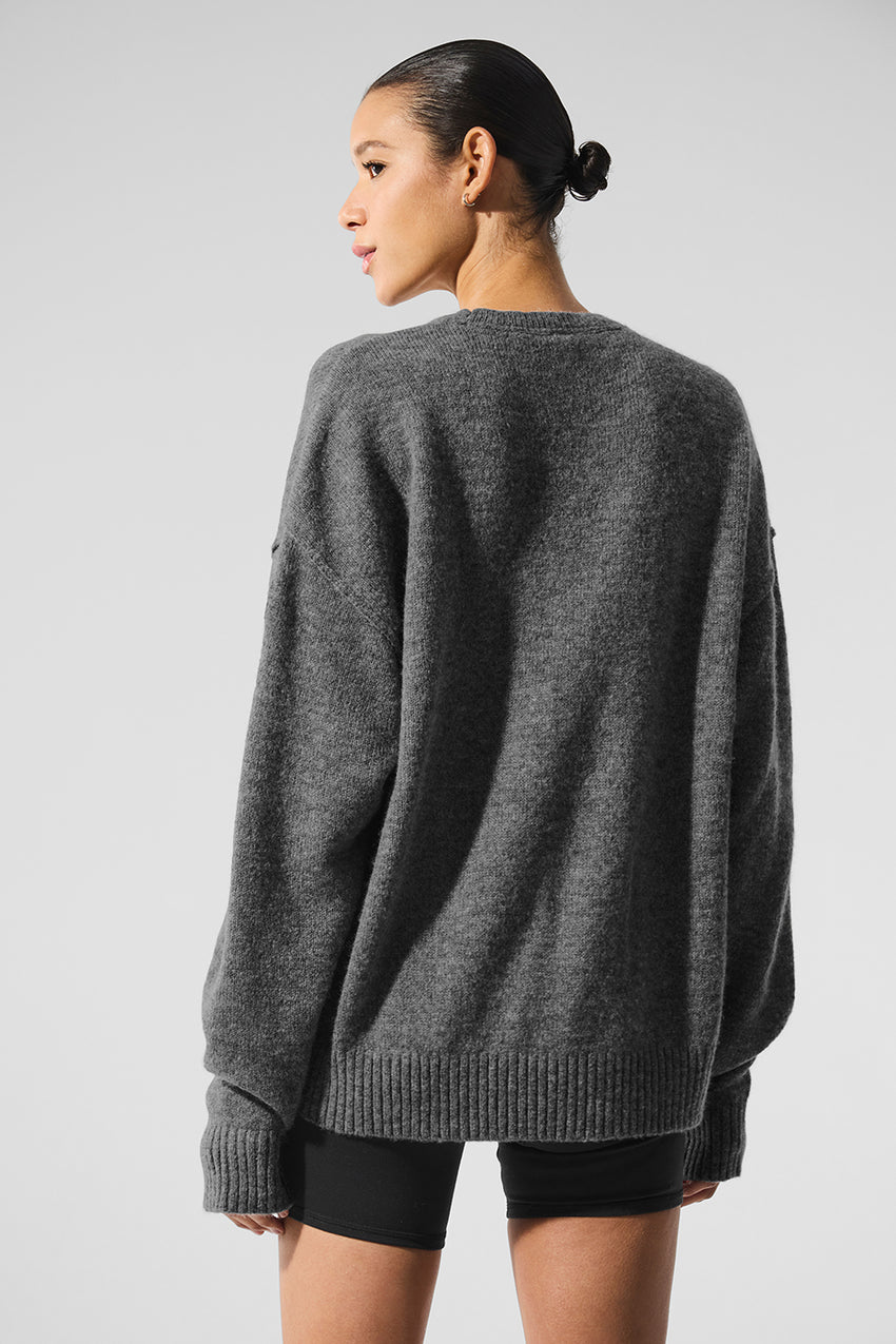 New Class Cashmere Crewneck Sweater - Black