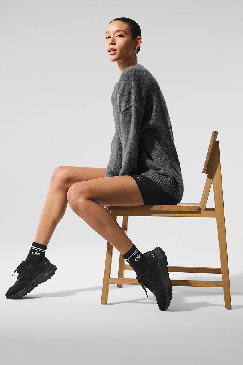 New Class Cashmere Crewneck Sweater - Black