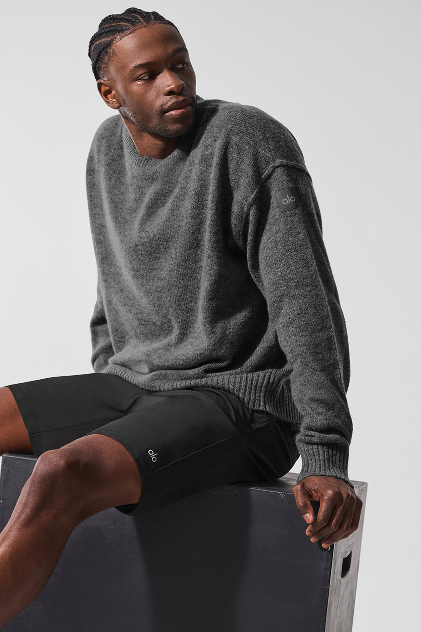 New Class Cashmere Crewneck Sweater - Black
