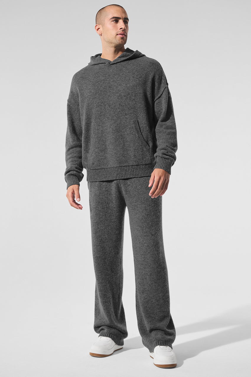 New Class Cashmere Hoodie - Bone Heather
