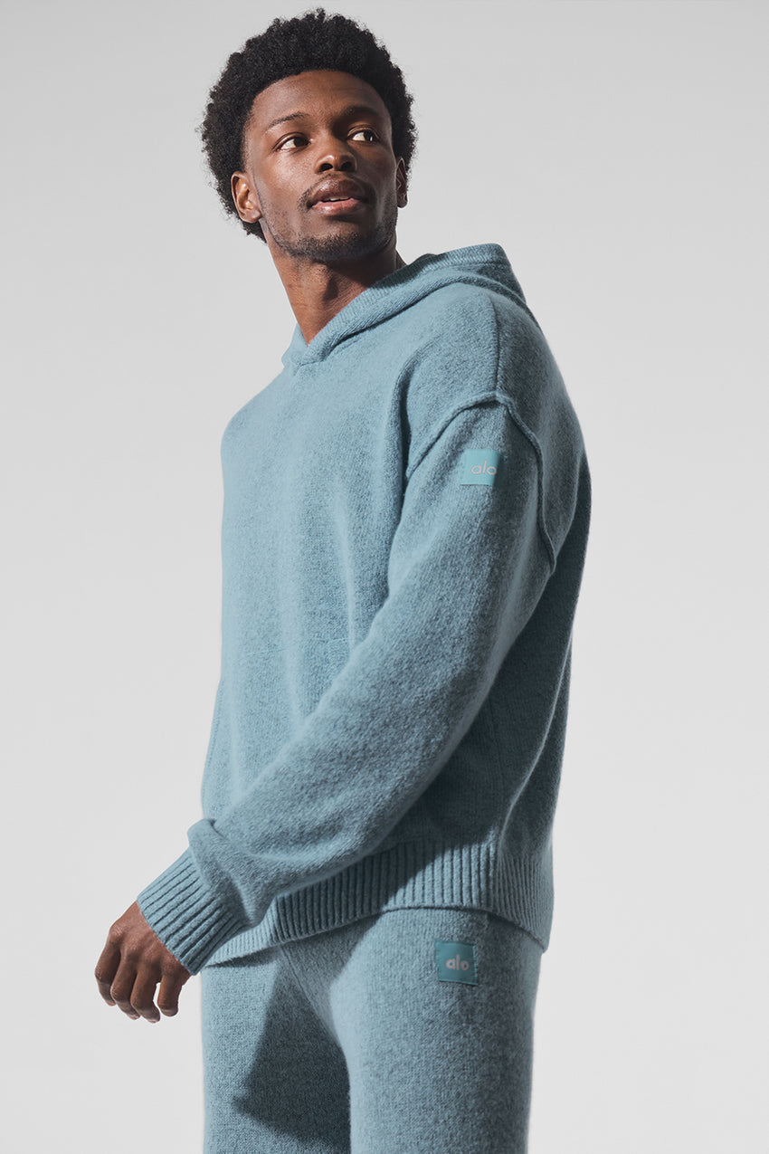 New Class Cashmere Hoodie - Bone Heather